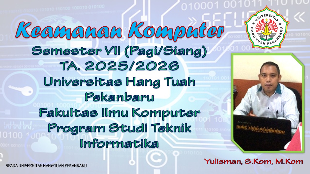 Keamanan Komputer 22TI-1 (Pagi/Siang) Yul