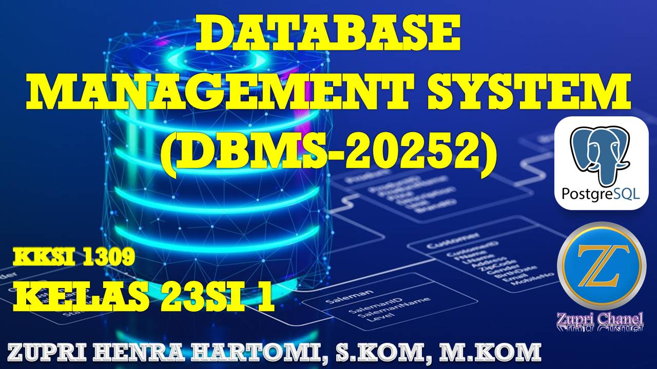 DBMS -Kelas 23SI1-20252 - ZHH