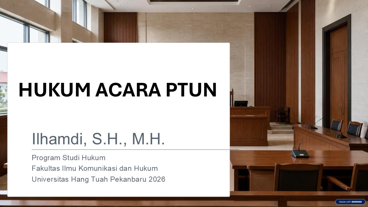 HUKUM ACARA PTUN/ILHAMDI/2026