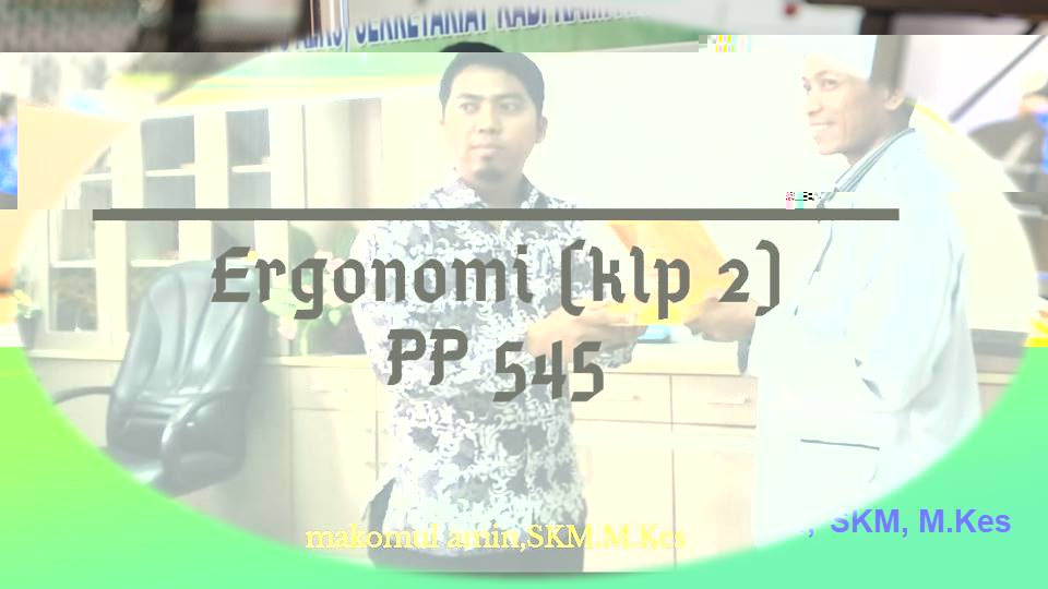 Ergonomi- PP 545- Kelompok 2- Amin