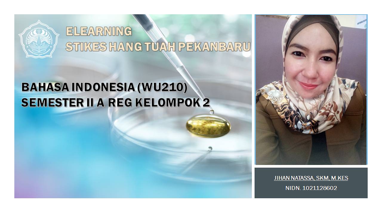 Bahasa Indonesia (WU210) - Sem 2 Kel 2 A Reg - Jihan Natassa