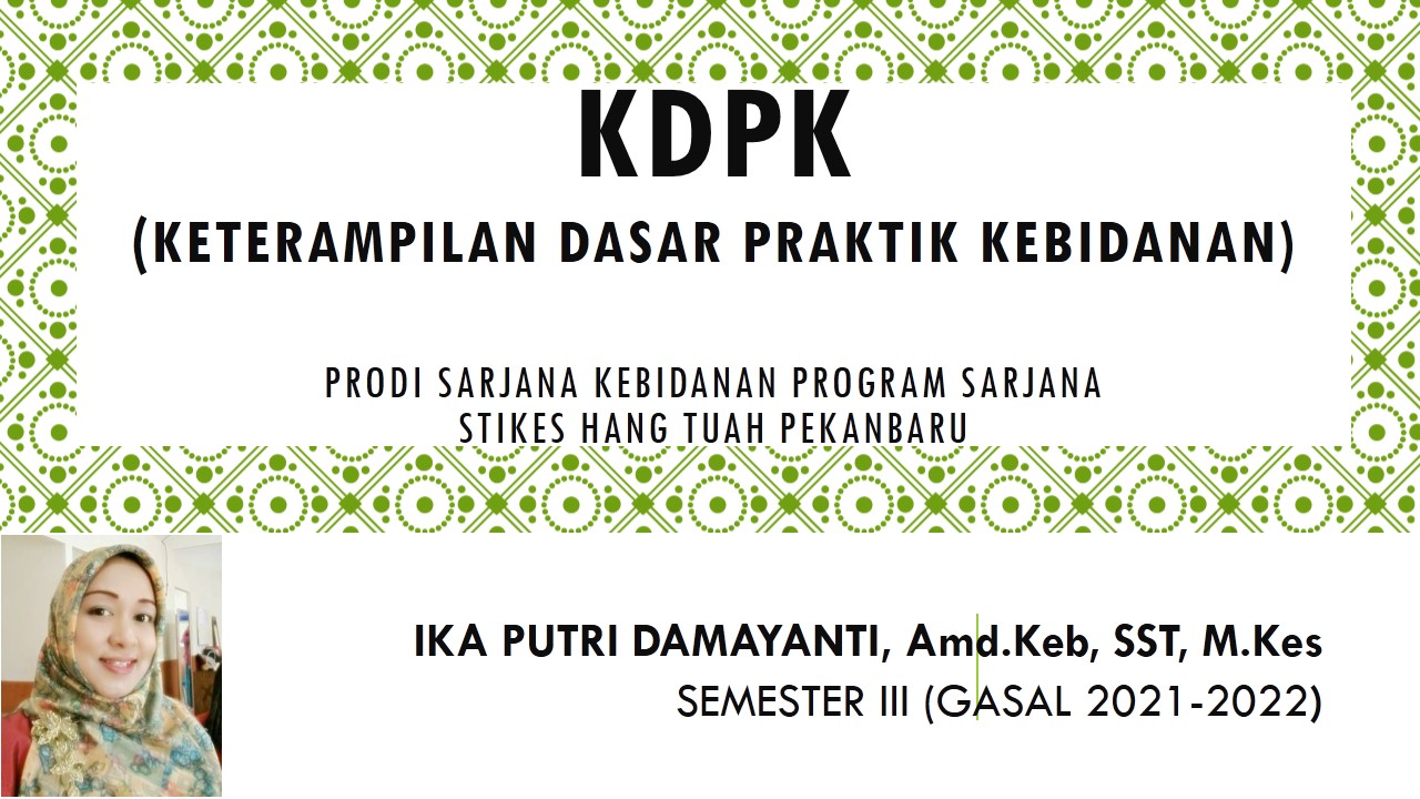 KDPK/IKAPUTRIDAMAYANTI/III/2021-2022