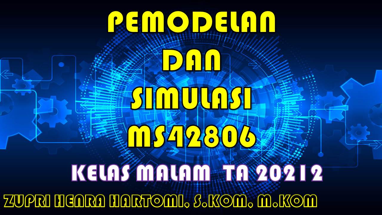 Pemodelan dan Simulasi - TI Malam 20212 - ZHH