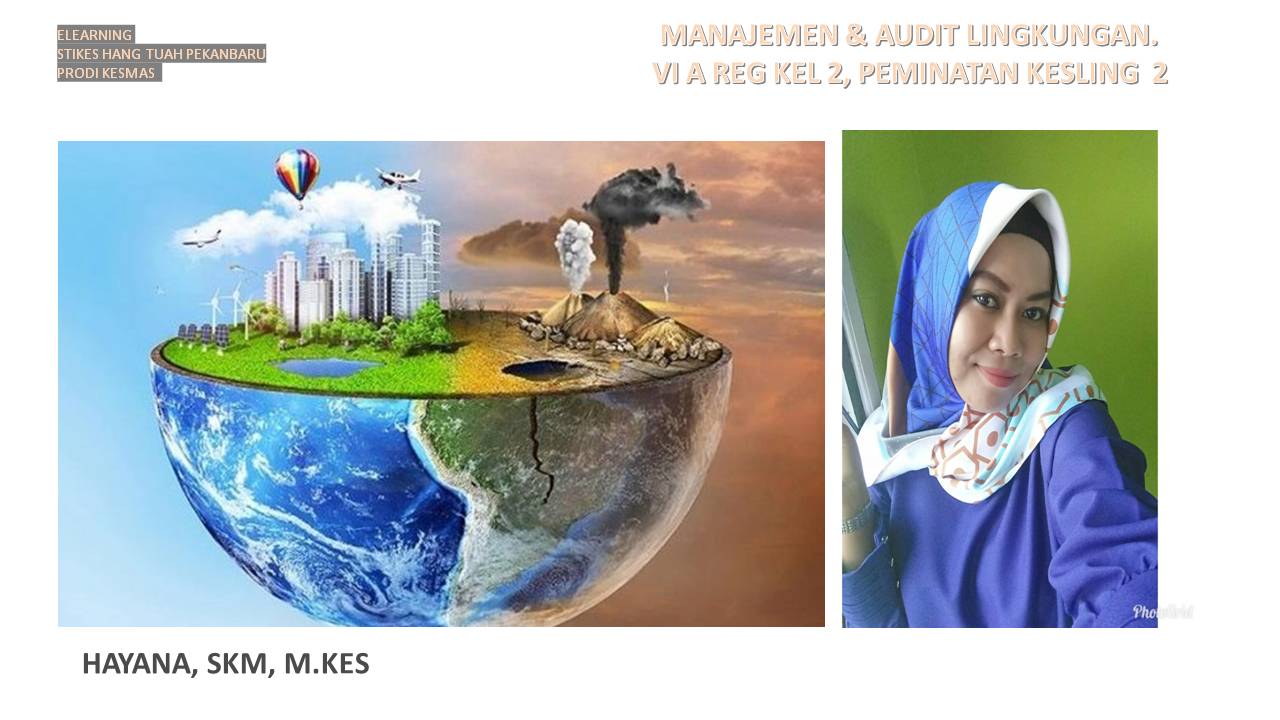 Manajemen &amp; Audit Lingkungan, A Reg Peminatan kesling kel 2, T.A 21/22. Hayana, SKM, M.Kes
