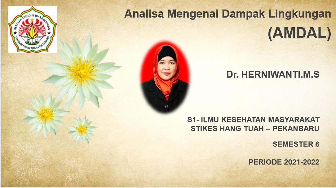 ANALISA MENGENAI DAMPAK LINGKUNGAN (AMDAL) - KESLING-HERNIWANTI